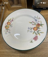 4 x Cloverleaf Peaches and Cream Dinner Plate 22cm - Made In England Very Good