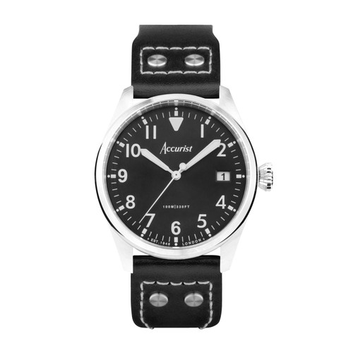 Accurist aviation 41mm - 41mm, mens
