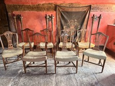 Set 8 Matching Antique Rustic