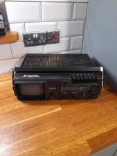 WALTHAM TV RADIO CASSETTE RECORDER - Vintage multi Function Retro Stereo TV etc