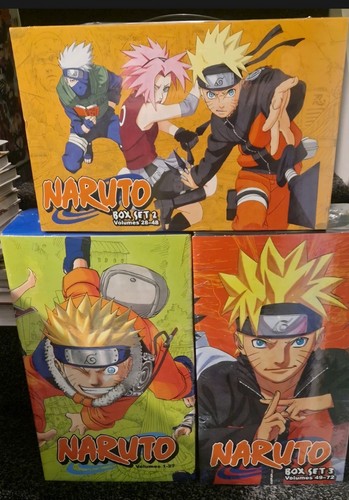 Naruto manga box - manga,
