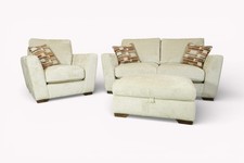 Sophia Fabric 2 Seater Sofa &