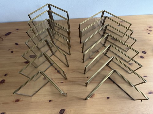Brass double glass - 14, x