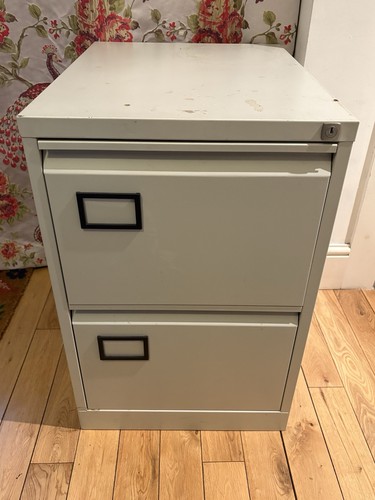 Metal filing cabinet drawer - metal, 2-drawer