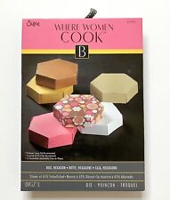 Hexagon Box - Where Women Cook Sizzix Bigz L Die 659942 - Jen Long - very rare