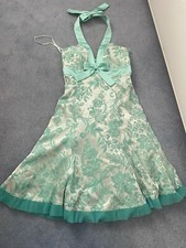 Terani Formal Midi Cocktail Dress UK10 £385 Races Vintage  Net Skirt Coast