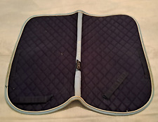 Shires Equestrian numnah saddle pad blue size small