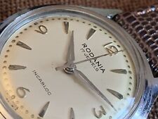 Rare Vintage Swiss Made 50s Gents Watch Rodania