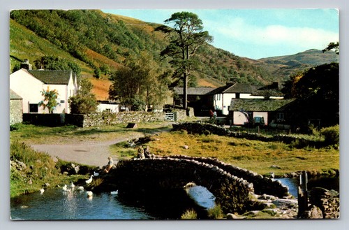 Postcard watendlath bridge - bridge,