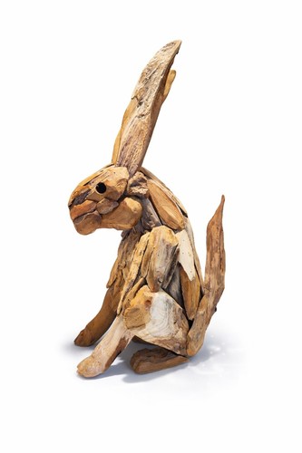 Large teak wood - wood, hare