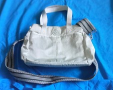 Kipling Shoulder Bag 14" X 10" Deep 2" Wide Strap New Silky Material Stone