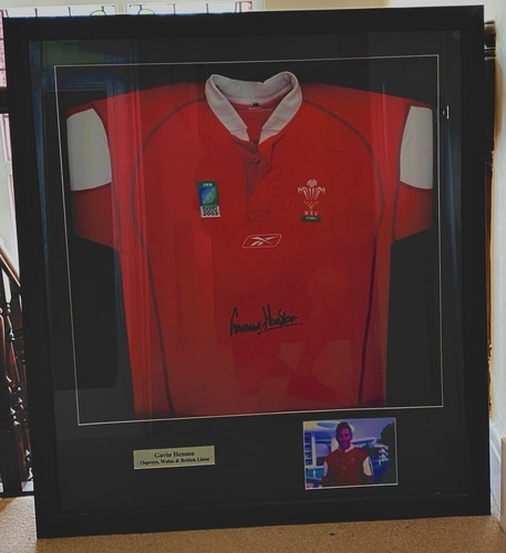 Signed and framed welsh - signed,