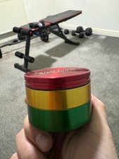Santa Cruz Shredder Metal Spice and Herb Grinder Knurled Top for Rasta 