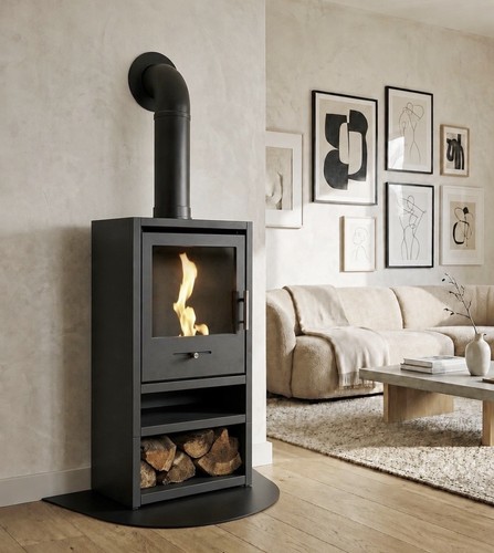 Hearth and bio ethanol stove - hearth,