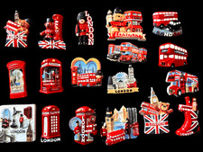 3D Ceramic London Fridge Magnet Souvenir Gift UK London Decor Handmade Landmark