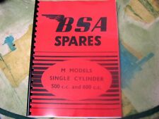 BSA Parts Book 1949-55 M