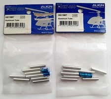 2 x Packets Align T-Rex 450 HS1188T Aluminium Tube - RC Helicopter Spares Parts