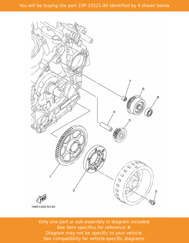 Yamaha shaft 23p 15521 00 - 1,, 23p-15521-00