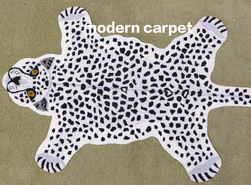 Leopard rugs 3x5 - 3x5, handmade