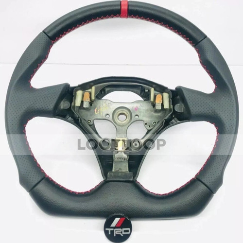 Trd custom leather steering - leather,