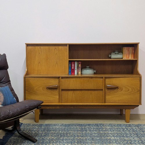 Vintage 1970s tall teak - vintage,