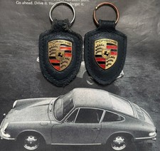 Two Genuine Porsche keyrings