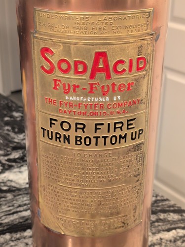 Vintage copper brass fyr - brass,