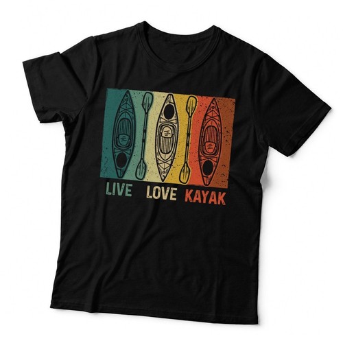 Funny live love kayak - funny, art