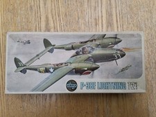 AIRFIX P-38f Lightning 1/72 Vintage Kit.