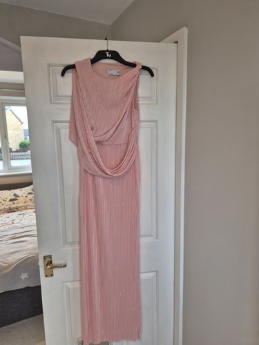 Asos design pink pleated - design,