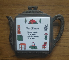 Vintage ‘Our House’ Teapot