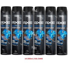 6 x 250ml XXL AXE / LYNX Men's