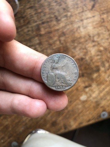 George 1823 copper farthing - george,