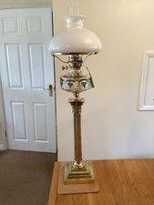 A Large Duplex Oil Lamp.