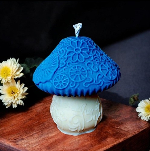 Handmade mushroom candle - mushroom,