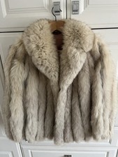 Ladies  Fox Fur Winter Coat Jacket Suit 8/10/12 Stunning