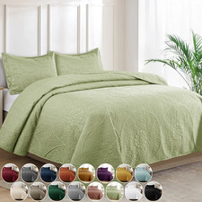 3 Piece Embossed Quilted