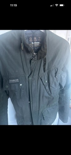 Barbour men jacket size l - barbour,