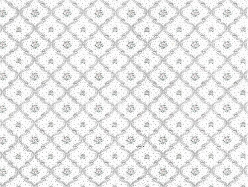 Dolls house wallpaper fleur - dolls,