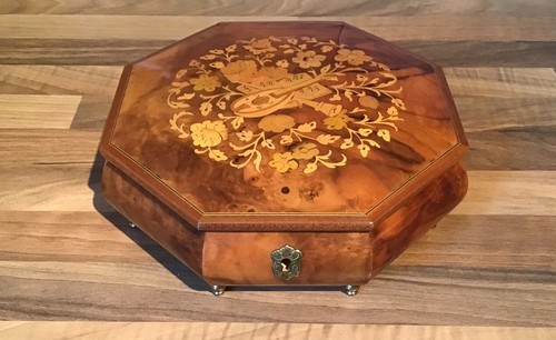 Vintage wooden inlaid - vintage,