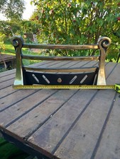 Kingsdale Fireplace Front Antique Brass Fret for Electric & Gas Fires old stock