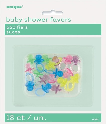 Mini baby shower pacifiers - baby,