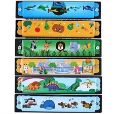 Harmonica Kids Children 16 Hole Sound Musical Instrument Educational Toy Metal