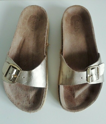Faith gold leather single - gold,