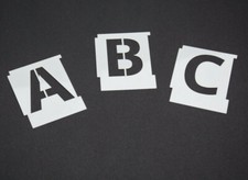 Alphabet Letter Stencils Set