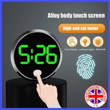 Mini Car Clock Small Digital Dashboard Clock Led Automotive Interior Carefully