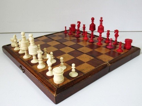 Antique german chess set - german,