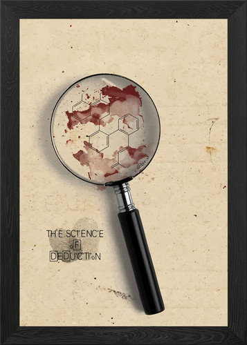 Sherlock holmes framed - holmes, wall
