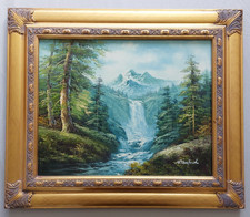 R Danford - 1943 signed oil painting on canvas