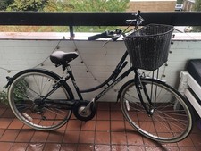 Ammaco Classique Dutch Style Ladies Town Bike with Basket & 6-Speed Gears.